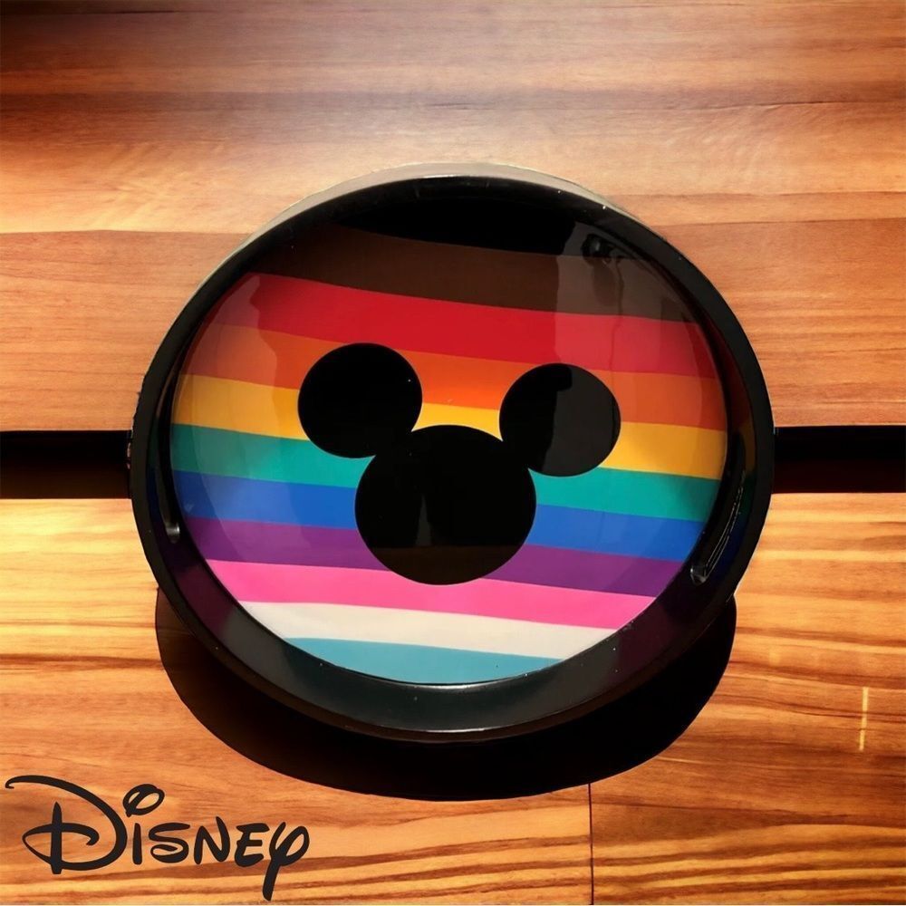 Disney Mickey Pride 14” Wooden Serving Tray New In Box